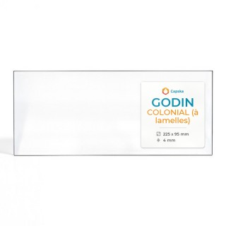 Godin Colonial Glass Panel for Wood Burning Stove