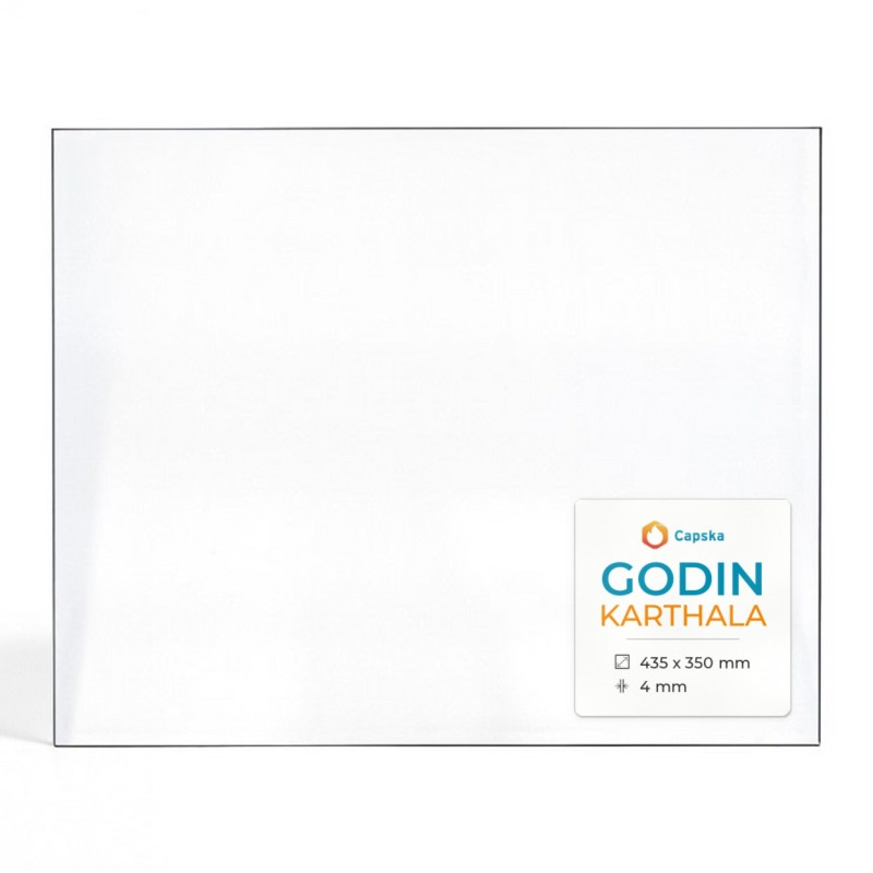 Godin KARTHALA Glas - Rechteck Kaminglas für Kaminofen - Kaufen Sie jetzt!