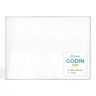 Vitre Godin 696 - Verre Rectangle pour insert