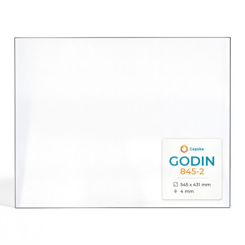 Vitre Godin 845-2 545 x 431 mm - Verre Rectangle - Capska