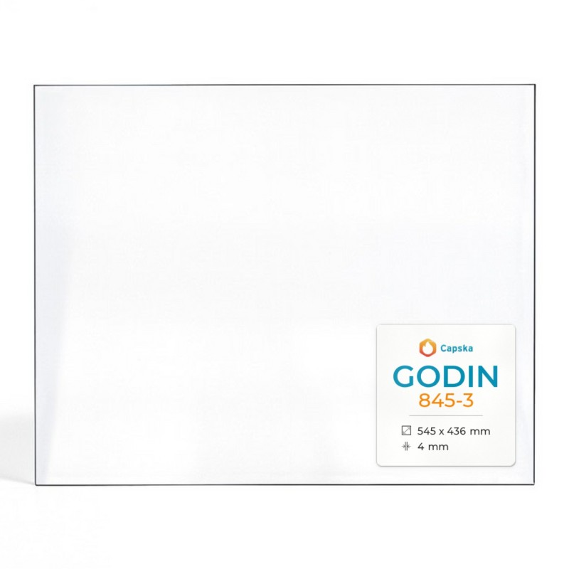 Godin 845-3 Ersatz-Kaminglas Rechteckig 3667444045027 - Capska