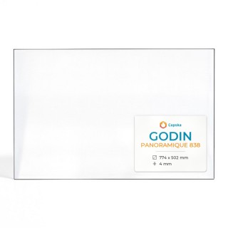 Vetro Godin PANORAMIQUE 838 - Vetro Rettangolo per caminetto