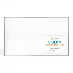Vitre Godin SUPERCHAUFF 620 - Verre Rectangle Latéral pour insert
