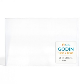 Vitre Godin 1210 / 1220 - Verre Rectangle pour insert