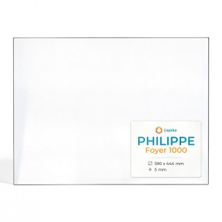 Philippe FOYER 1000 Glas - Rechteck Kaminglas für Kaminofen