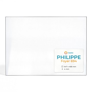 Vitre Philippe FOYER 694 - Verre Rectangle pour insert