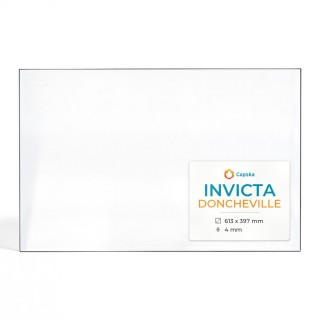 Vitre Invicta DONCHEVILLE - Verre Rectangle pour poêle à bois