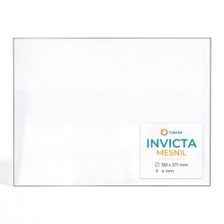 Vitre Invicta MESNIL - Verre Rectangle pour poêle à bois
