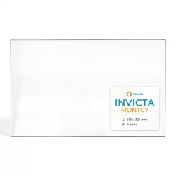 Invicta MONTCY Glass - Rectangular glass panel for wood burning stove