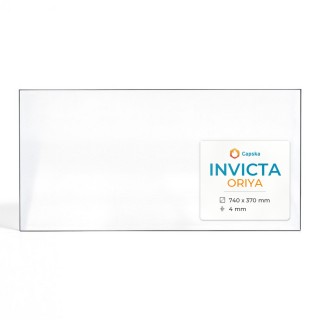 Vitre Invicta ORIYA - Verre Rectangle pour poêle à bois