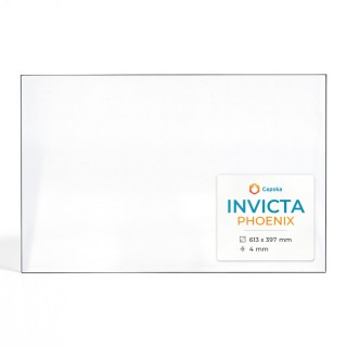 Invicta PHOENIX Glass - Rectangular Panel for Wood Burning Stove