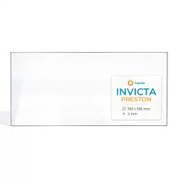 Vitre Invicta PRESTON - Verre Rectangle pour poêle à bois