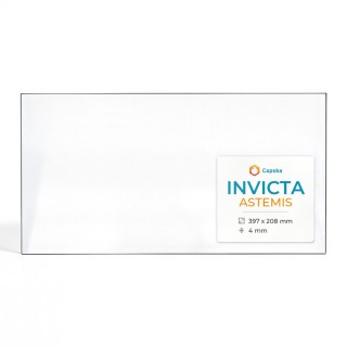 Vitre Invicta ASTEMIS - Verre Rectangle pour poêle à bois