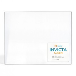 Vitre Invicta AUBIN - Verre Rectangle pour poêle à bois