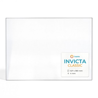 Vitre Invicta CLASSIC - Verre Rectangle pour poêle à bois