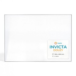 Invicta DOUZY Glass - Rectangular glass panel for wood burning stove
