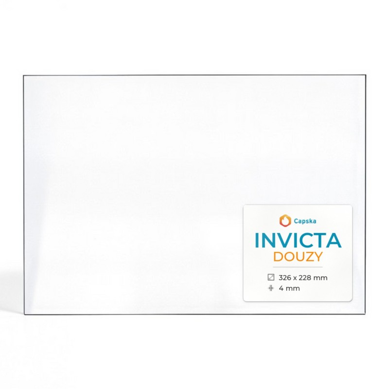 Invicta DOUZY Glass - Rectangular Panel for Wood Burning Stove