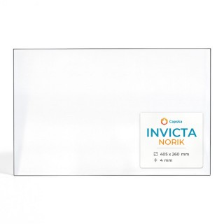Invicta NORIK Glas - Rechteck Kaminglas für Kaminofen