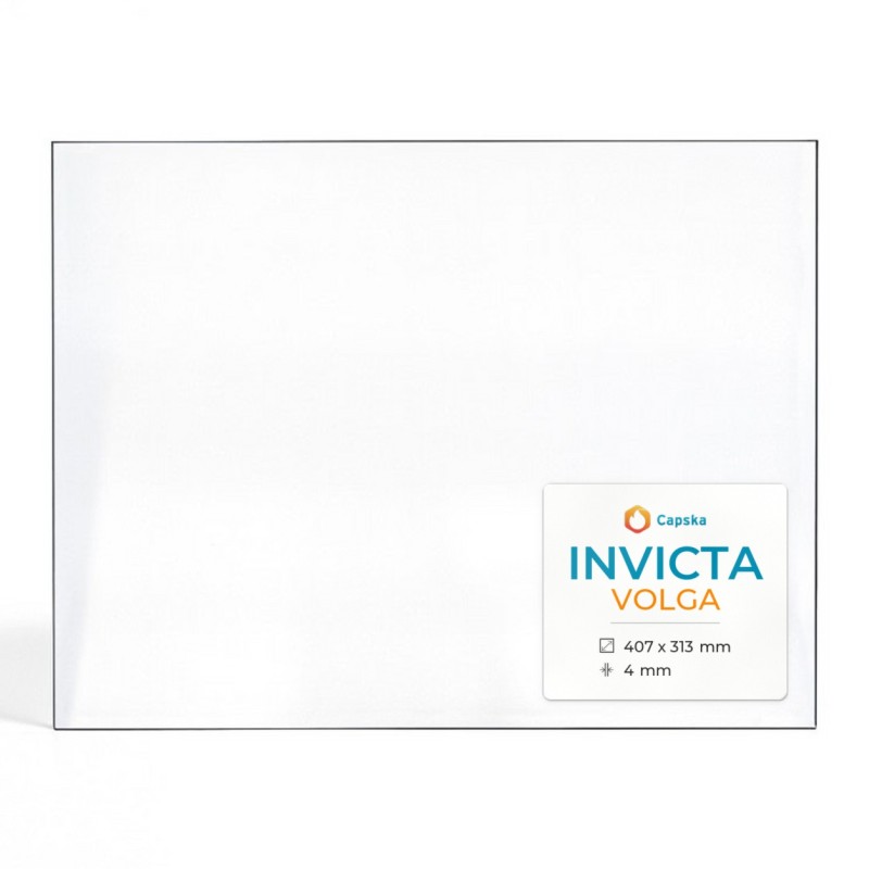 Vitre Invicta VOLGA - Verre Rectangle pour poêle à bois
