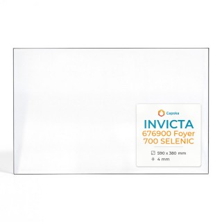 Invicta 676900 FOYER 700 SELENIC Glass - Fireplace Insert Panel