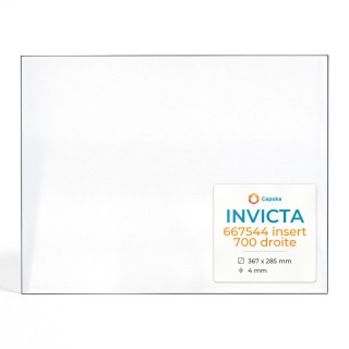 Invicta 667544 INSERT 700 DROITE Glass - Rectangular Side Panel