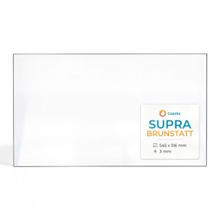 Vitre Supra BRUNSTATT - Verre Rectangle pour poêle à bois