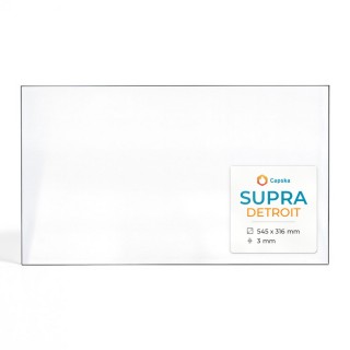 Vitre Supra DETROIT - Verre Rectangle pour poêle à bois