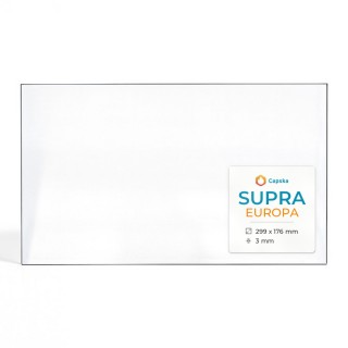 Supra EUROPA Glass - Rectangular Panel for Wood Burning Stove