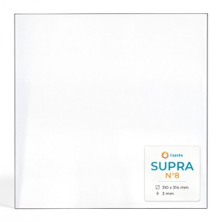 Vitre Supra N°8 - Verre Rectangle pour poêle à bois