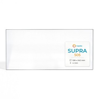 Supra 505 Glass - Rectangular Panel for Wood Burning Stove