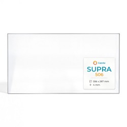 Vitre Supra 506 - Verre Rectangle pour poêle à bois