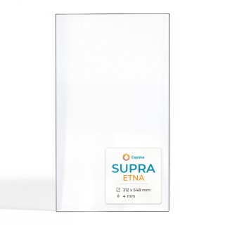 Vetro Supra ETNA - Vetro Rettangolo per stufa a legna