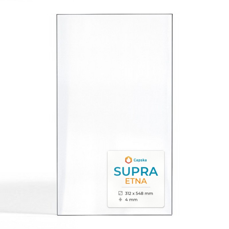 Supra ETNA Glass - Rectangular Panel for Wood Burning Stove