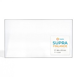 Vitre Supra FINLANDE - Verre Rectangle pour poêle à bois