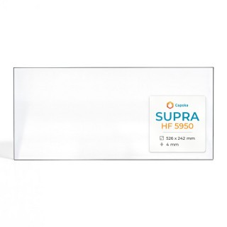 Supra HF 5950 Glass - Rectangular Panel for Wood Burning Stove