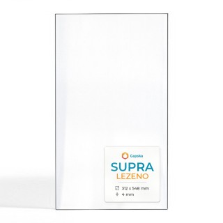 Vitre Supra LEZENO - Verre Rectangle pour poêle à bois