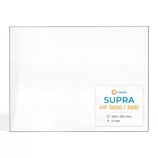 Supra HF 3650 / 3651 Glas - Rechteck Kaminglas für Kaminofen