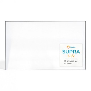 Vetro Supra 5 1/2 - Vetro Rettangolo per stufa a legna