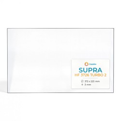 Vitre Supra HF 3726 TURBO 2 - Verre Rectangle pour poêle à bois