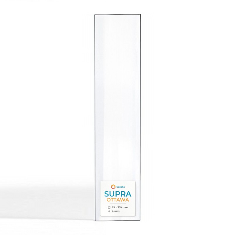 Vitre Supra Ottawa Latérale Int. 75x350mm - Capska