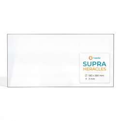 Supra HERACLES Glass - Rectangular glass panel for wood burning stove