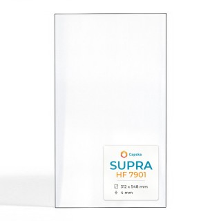 Vitre Supra HF 7901 - Verre Rectangle pour poêle à bois