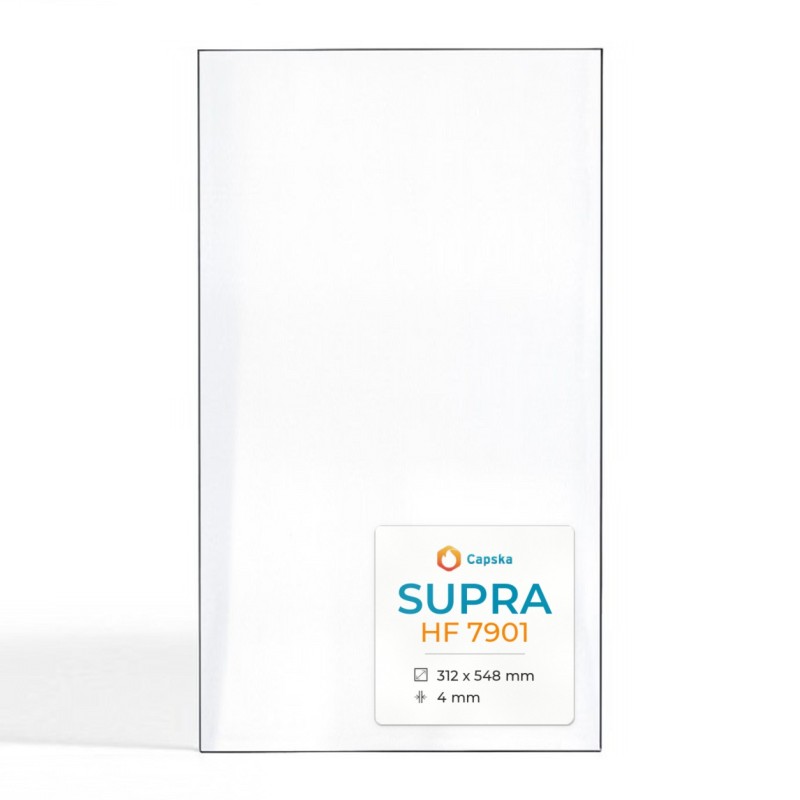 Vitre Supra HF 7901 - Verre Rectangle pour poêle à bois