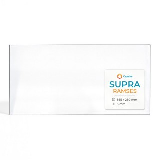 Supra RAMSES Glass - Rectangular Panel for Wood Burning Stove