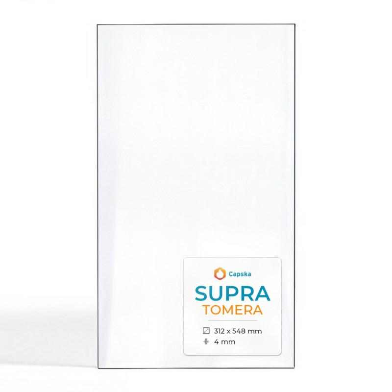 Vitre Supra TOMERA - Verre Rectangle pour poêle à bois