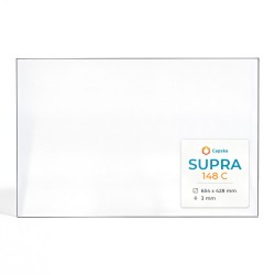 Supra 148 C Glas - Rechteck Kaminglas für Kaminofen
