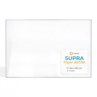 Vetro Supra FOYER ASTRA - Vetro Rettangolo per caminetto