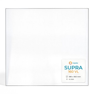 Supra 160 VL Glass - Rectangular Side Panel for Fireplace Insert