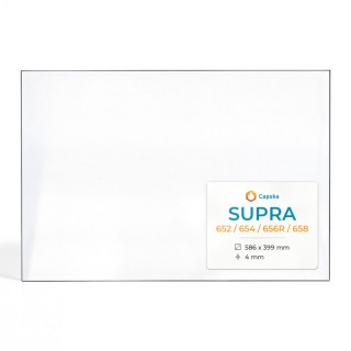 Vitre Supra 652 / 654 / 656R / 658 - Verre Rectangle pour insert
