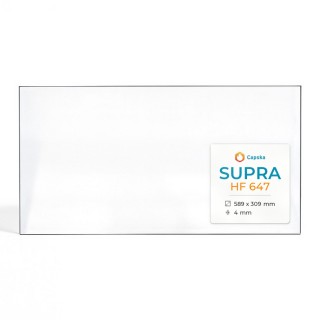 Supra HF 647 Glass - Rectangular Fireplace Insert Panel